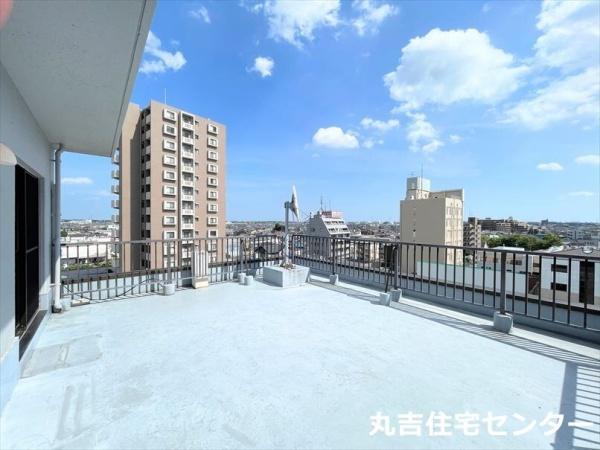 拡大写真:ノヴレス吉岡 6階601のバルコニー