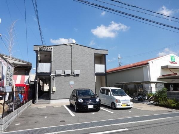 拡大写真：レオパレス外環富田林３ 1階102の駐車場