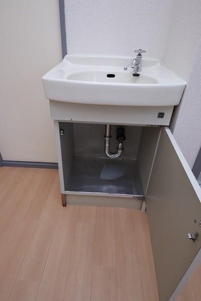 拡大写真：小金原ハイム1号棟 1階101の洗面台・洗面所