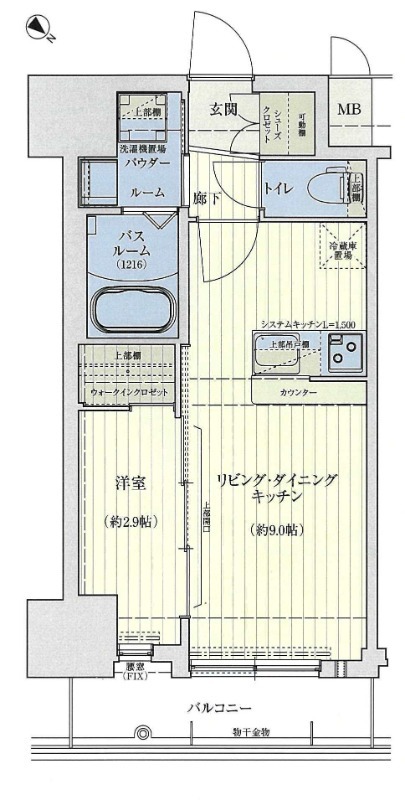 拡大写真:スワンズシティ神戸湊川 Ⅱ 12階1203の内観