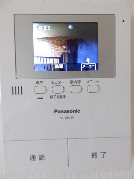 拡大写真:安来市黒井田町 3階C302のセキュリティ