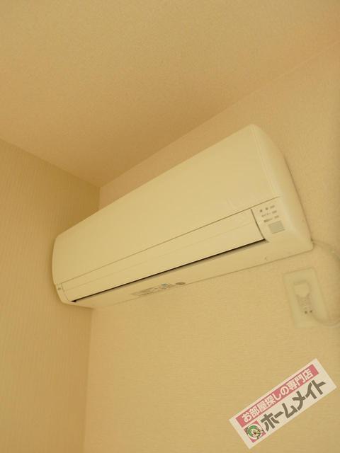 拡大写真:グレイス北花田 2階201のエアコン付き♪