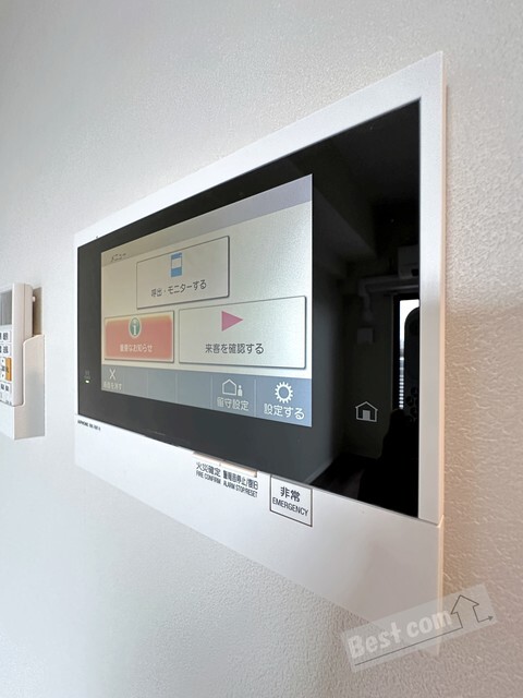 拡大写真:S-RESIDENCE堺湊駅前azure 13階1303のカラーモニターホンで来訪者を確認できます♪