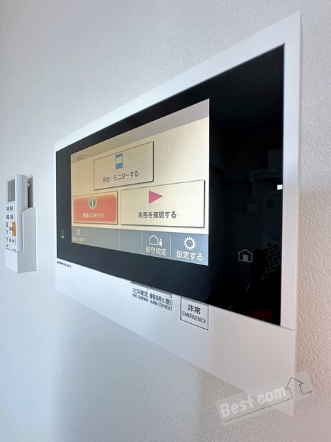 拡大写真:S-RESIDENCE堺湊駅前azure 3階307のカラーモニターホンで来訪者を確認できます♪