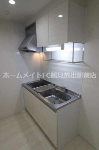 拡大写真:フジパレス城東諏訪サウスⅠ番館 2階202のキッチン