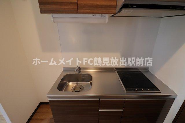 拡大写真:プリエール高井田 5階504のキッチン