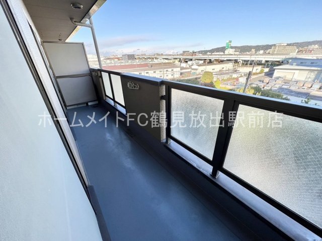 拡大写真:比枝コーポラス上町Ⅱ 7階705のバルコニー
