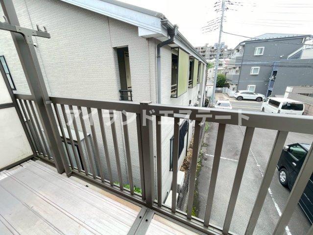 拡大写真:ミワハイツ 2階202のバルコニー