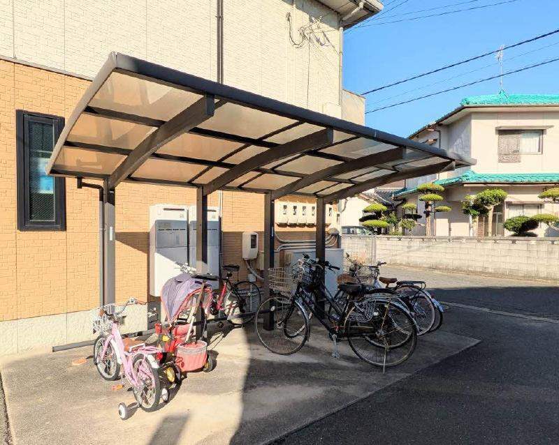 拡大写真：コスモパーク　ヴィーナス 2階201の駐輪場