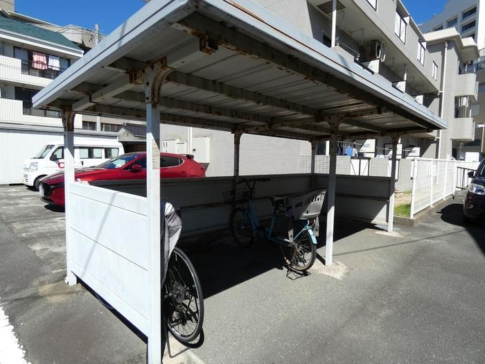 拡大写真：ラプランタン 1階103の駐輪場