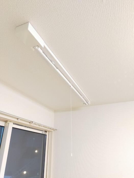 拡大写真：セジュール鵬州Ⅴ 1階103の室内物干し