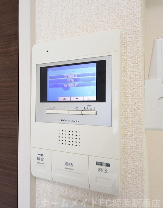 拡大写真:パラシオン周船寺 4階408の★安心のTVモニターホン付き★※別部屋参考写真