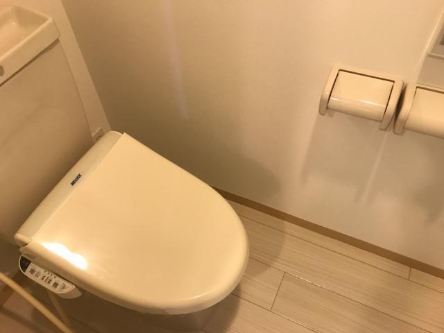 拡大写真:伊予市米湊 3階302のシャワー付トイレ