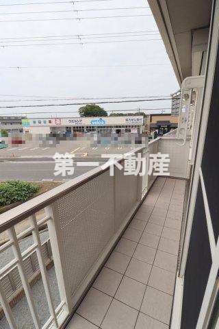 拡大写真:メゾン萩原 2階0201のバルコニー