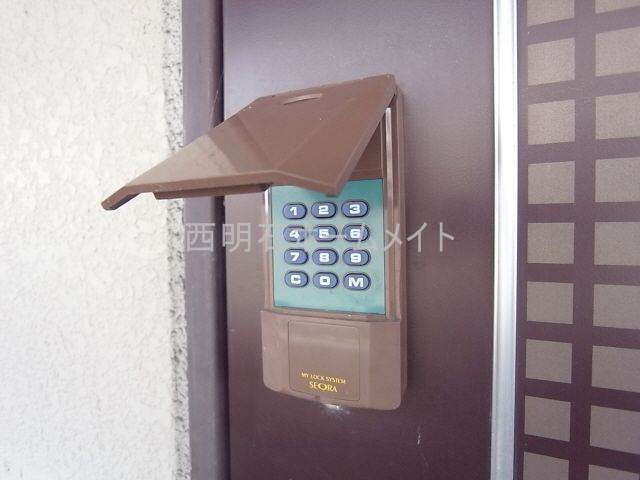 拡大写真:パストラルコート 2階207の電子ドアロック