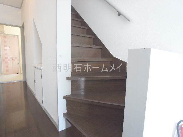 拡大写真:ハイツ深喜 1階A101の階段