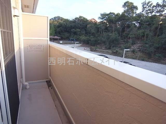 拡大写真:クレール有瀬 1階1のバルコニー