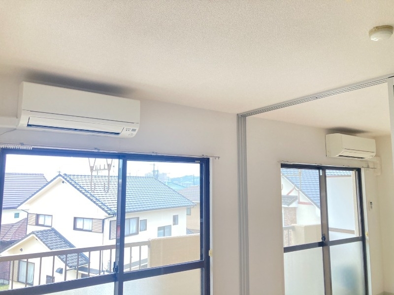 拡大写真:マンション津高 3階302のバルコニー