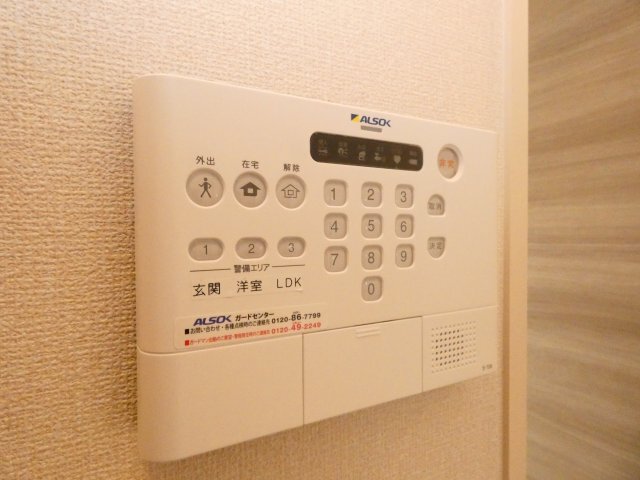 拡大写真:アンソレイエファミーユA棟 1階101のセキュリティ