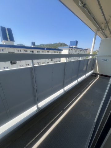 拡大写真：高倉台2団地10号棟 5階501のバルコニー