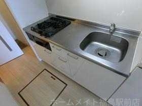 拡大写真：NORTH VILLAGE BIRTH PLACE 6階605のキッチン