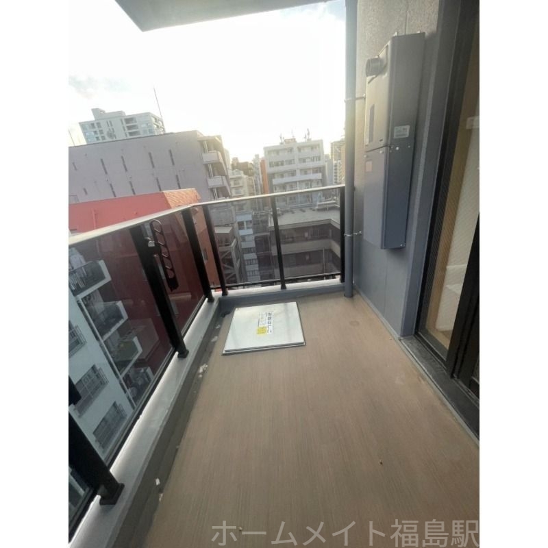 拡大写真:BRAVE徳井町 4階402のバルコニー