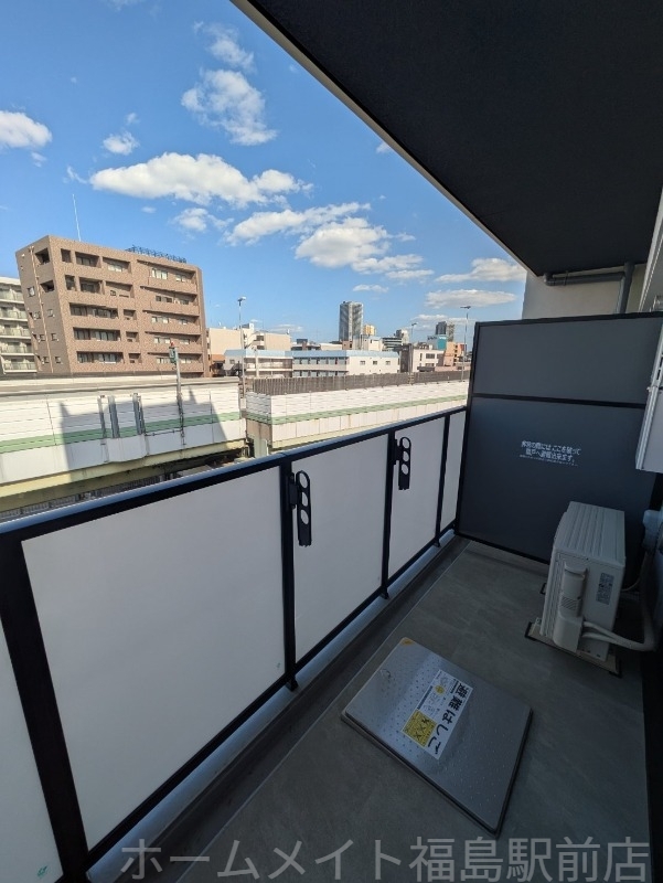 拡大写真:S-RESIDENCE阿波座bouncy 2階206のバルコニー
