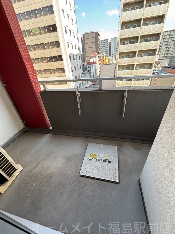 拡大写真:インザグレイス天神橋 4階401のバルコニー
