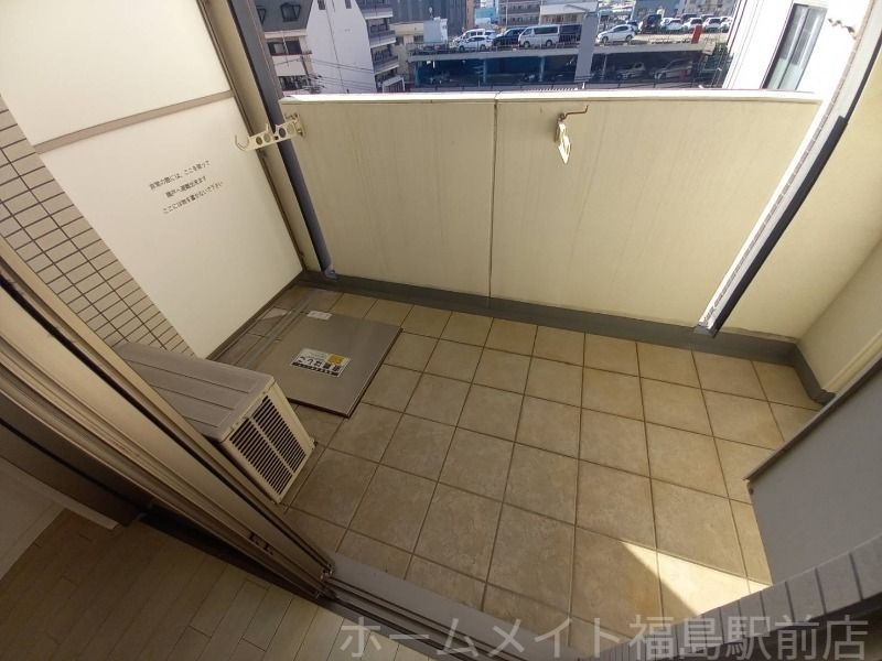 拡大写真:ARROW FIELDS貮番館 8階801のバルコニー