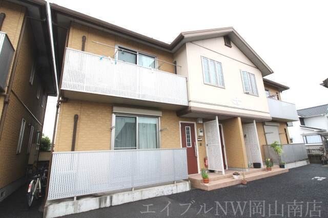 拡大写真:岡山市南区築港緑町3丁目 2階201の建物外観