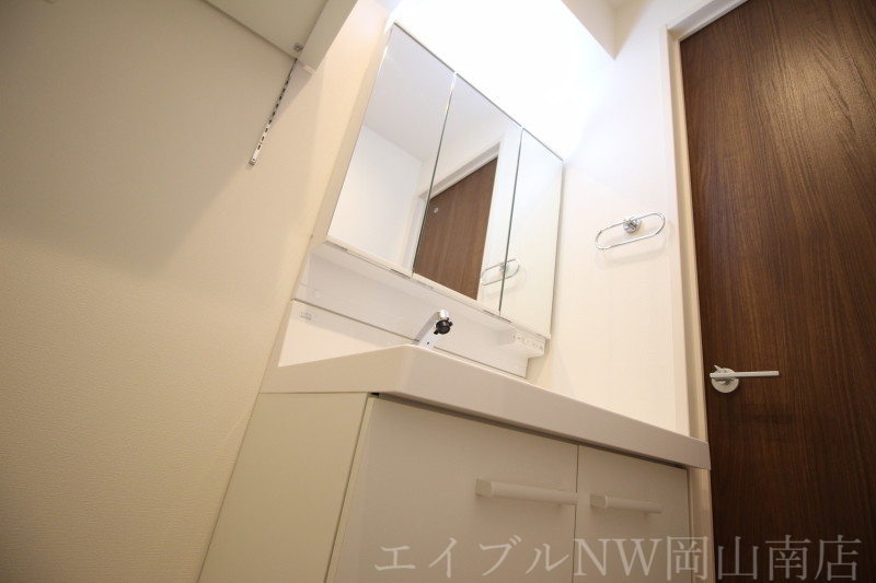 拡大写真:岡山市南区新福1丁目 1階101の洗面所