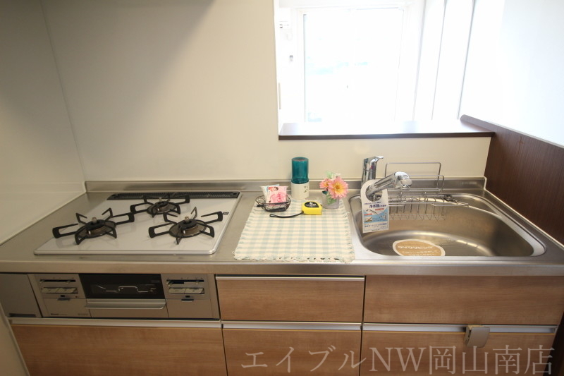 拡大写真:岡山市南区新福1丁目 1階101のキッチン