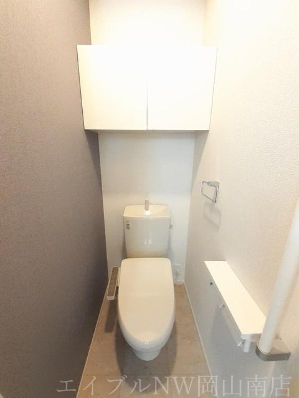 拡大写真:岡山市南区迫川 2階203のトイレ