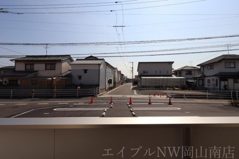 拡大写真：岡山市南区福富西３丁目 1階101の眺望
