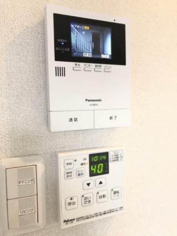 拡大写真:フルールK 1階102のセキュリティ