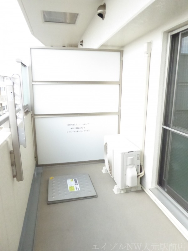 拡大写真:福富GRADEマンション 4階402のバルコニー