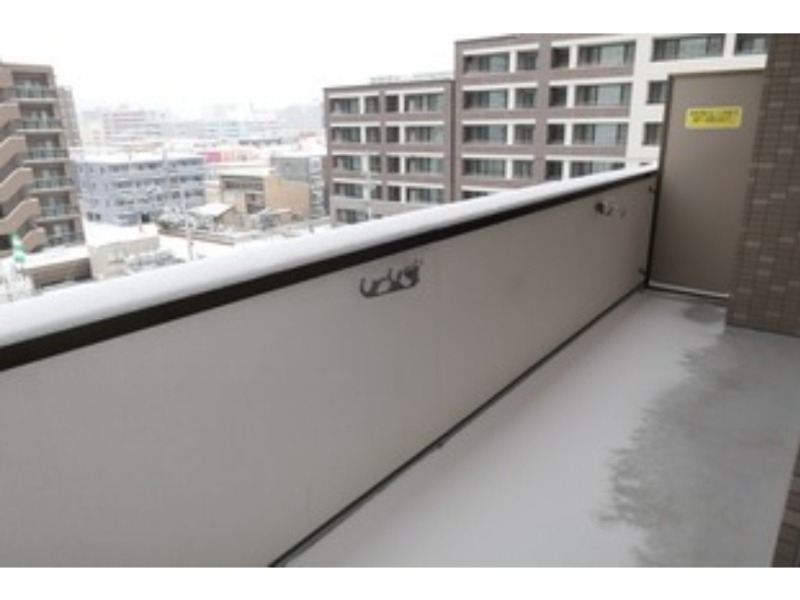拡大写真:アルファスクエア円山 6階603のバルコニー
