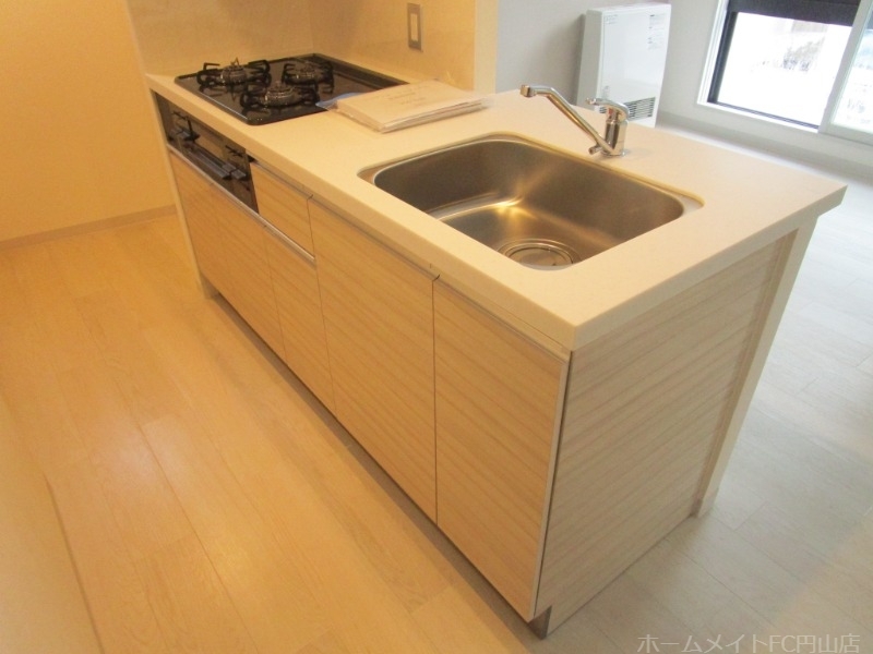 拡大写真：RESIDENCE SHINMEI MARUYAMA 4階406のキッチン