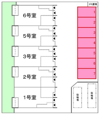 拡大写真:大阪市東住吉区住道矢田8丁目 3階306の外観