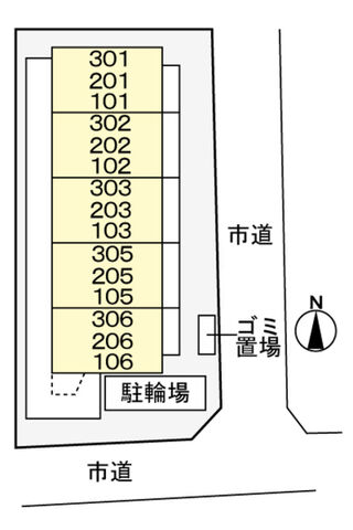 拡大写真:大阪市生野区生野西3丁目 2階203の外観