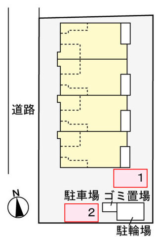 拡大写真:大阪市住之江区北島3丁目 2階201の外観