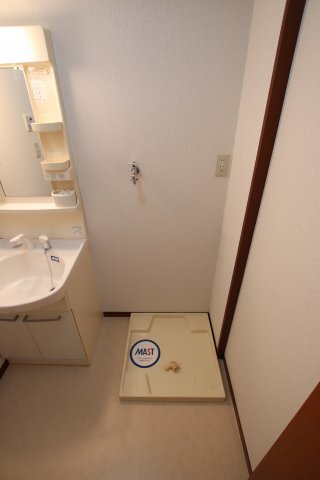 拡大写真:エスペランサ初芝A棟 1階102の室内洗濯機置場
