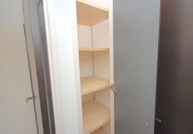 拡大写真:アフロディテ寝屋川 3階301の収納棚
