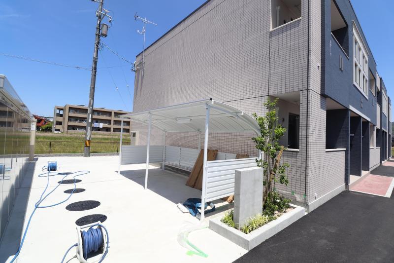 拡大写真：ムーンリバーＢ 2階203の駐輪場