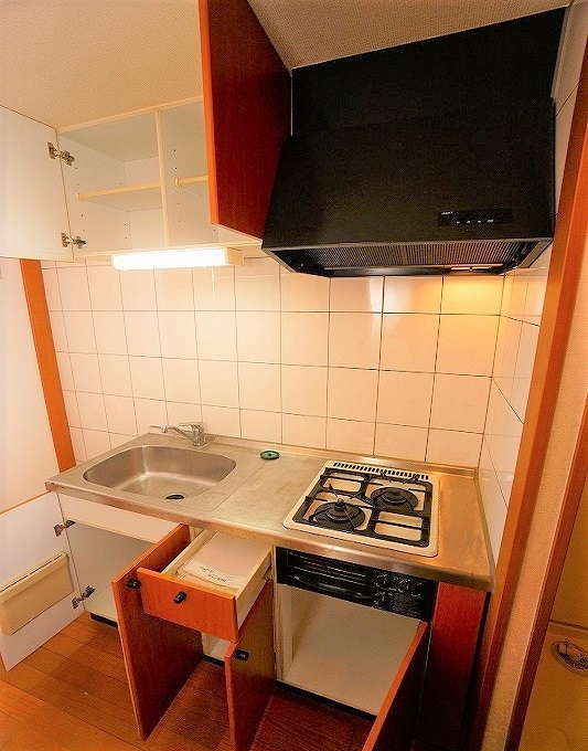 拡大写真:糟屋郡粕屋町甲仲原1丁目 1階103の★システムキッチンは上下収右脳付きです★