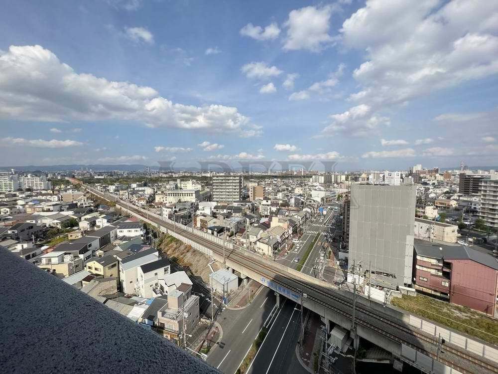 拡大写真：プレジオ城北 3階306の展望