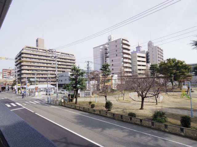 拡大写真:プレサンス四天王寺前夕陽ヶ丘 4階401の展望