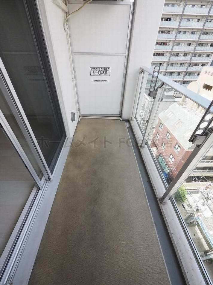拡大写真:シティヒルズ安堂寺 5階504のバルコニー