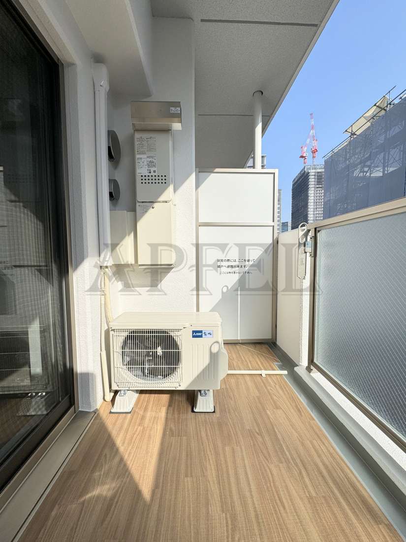 拡大写真：セレニテ難波グランデノール 15階1507のバルコニー