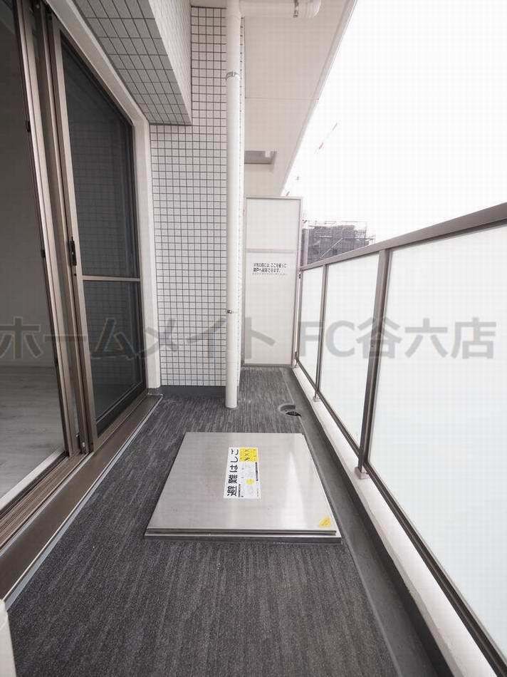 拡大写真:パラゴン布施駅前 4階405のバルコニー